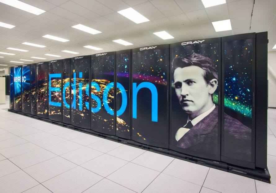 NERSC Cray Edison supercomputer cluster at the Oakland Scientific Facility