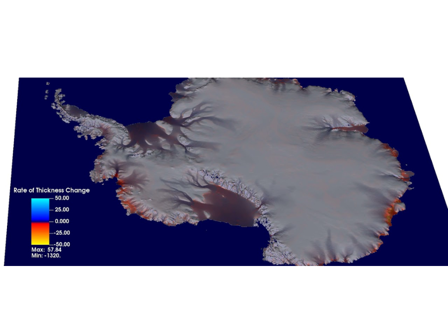 Continent Water Blue
