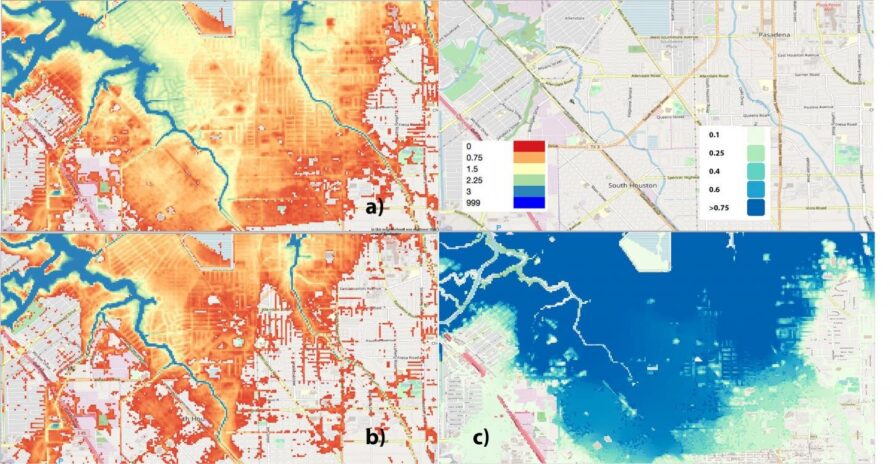 Map Harvey Flood