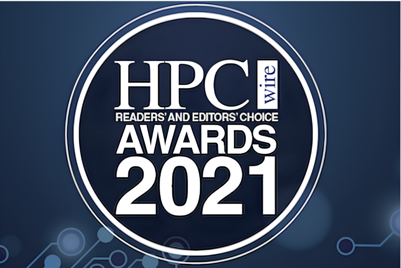 HPCwire Awards 2021 Banner Blue