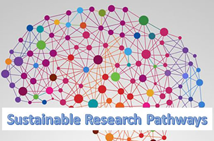 Sustainable research path circle colorful